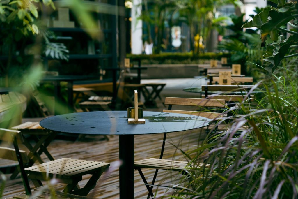 Cafe in the rain in North Goa. Source: Unsplash