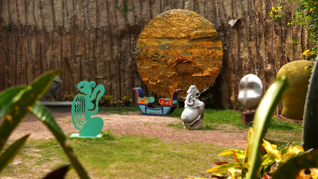 Museum of Goa's sculpture garden showcasing stunning art by local artisans. Source: Museum of Goa